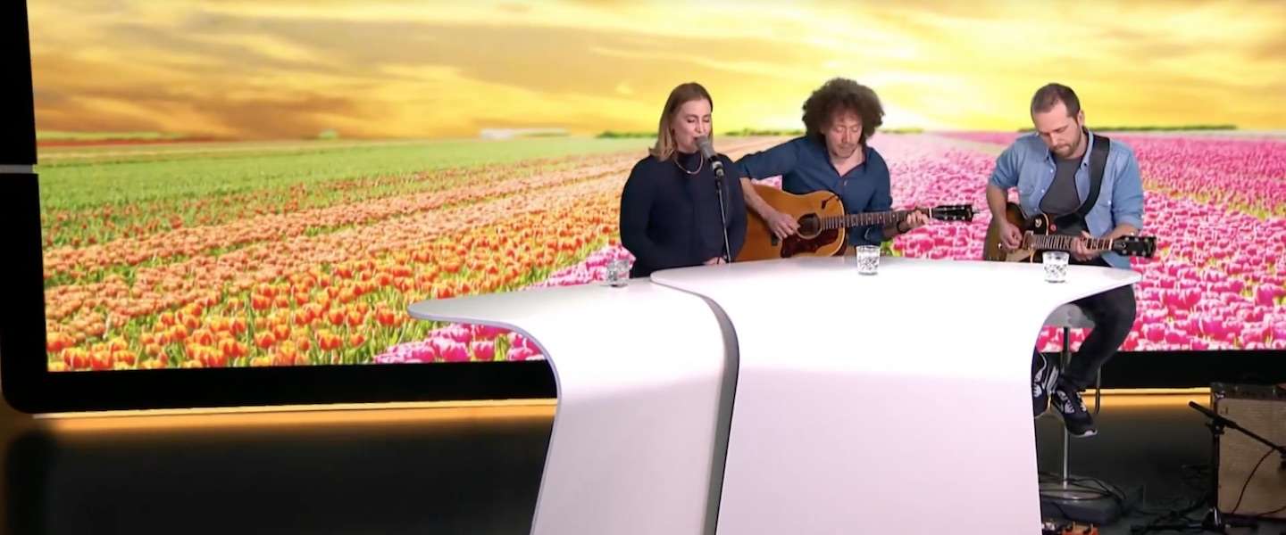RTL viert de lente met een miniconcert Anouk tijdens het weer