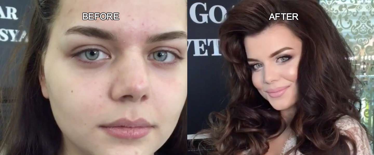 Verbluffende transformaties door Russische make-up artist