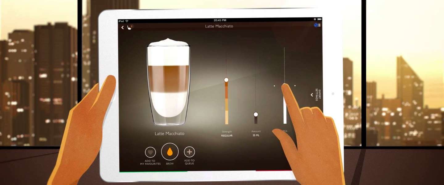 Saeco GranBaristo Avanti, altijd je eigen koffie zetten via je smartphone