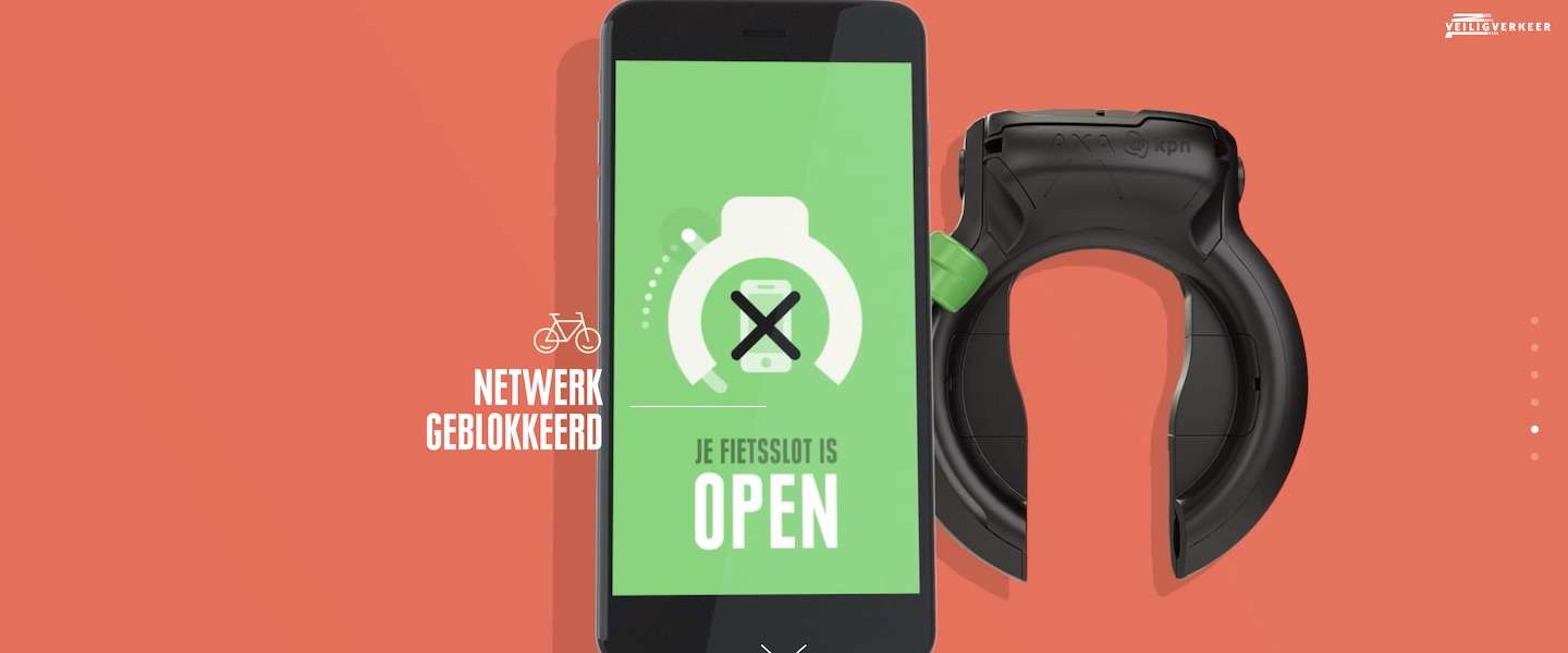 Safe Lock: slim fietsslot van VVN en KPN om fietsers te beschermen