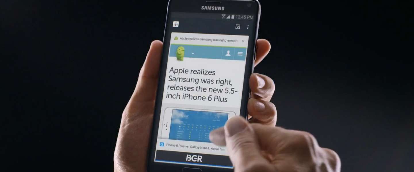 Apple's grote iPhones zijn een grote imitatie