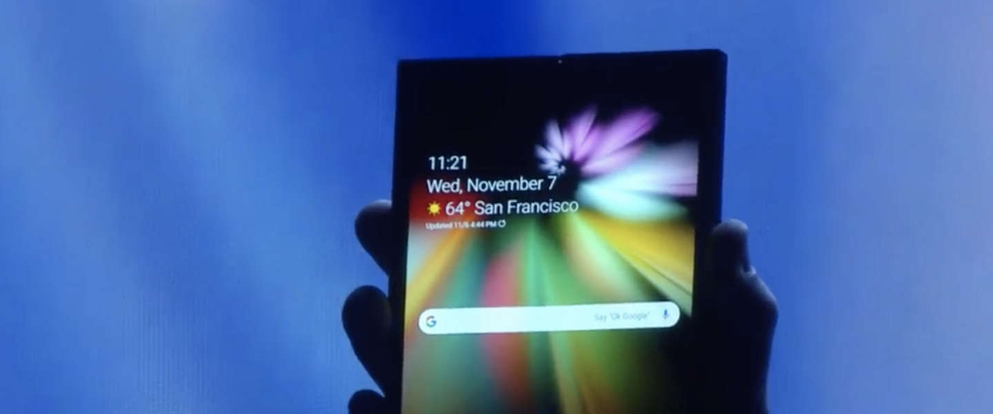 Samsung Infinity Flex Display: smartphone met een opvouwbaar scherm