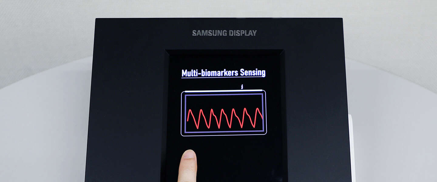 Aanraakscherm van Samsung meet je bloeddruk