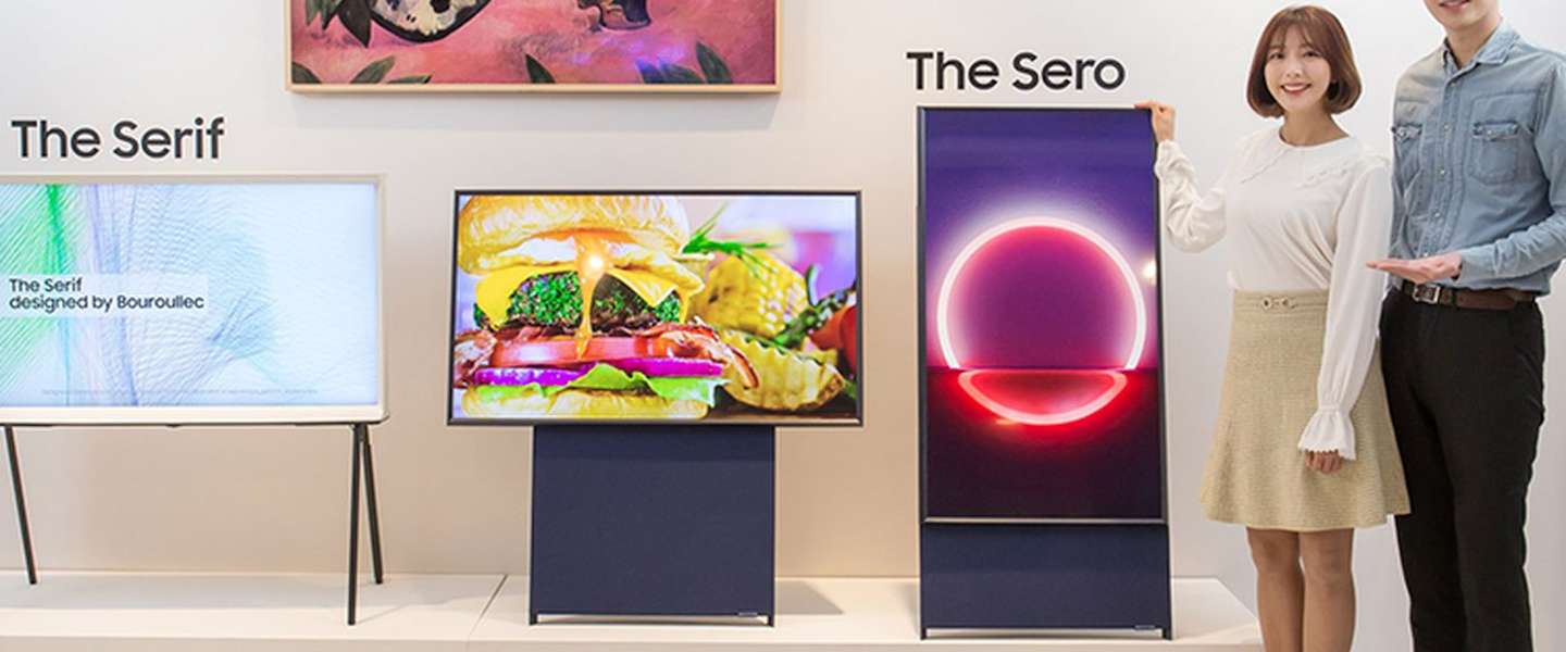 Samsung komt met verticale TV