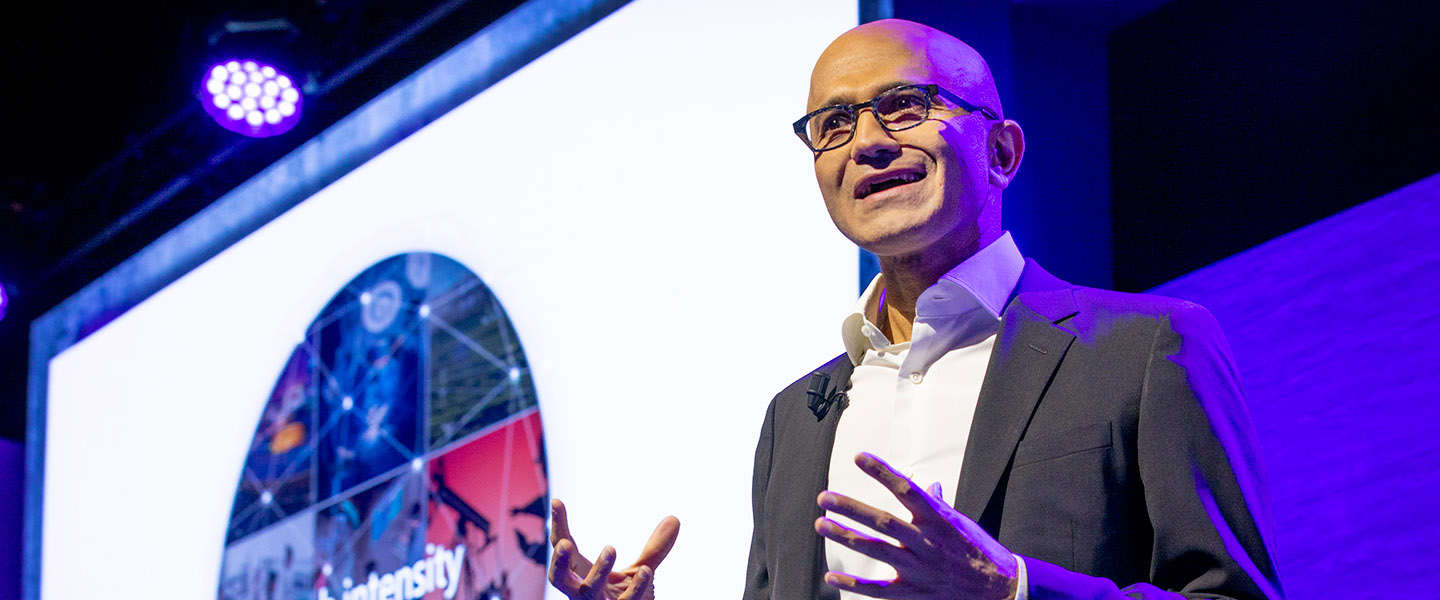 Satya Nadella​ opent nieuw kantoor ​Microsoft Nederland