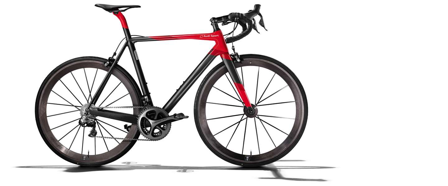 Audi’s eerste koolstofvezel racefiets