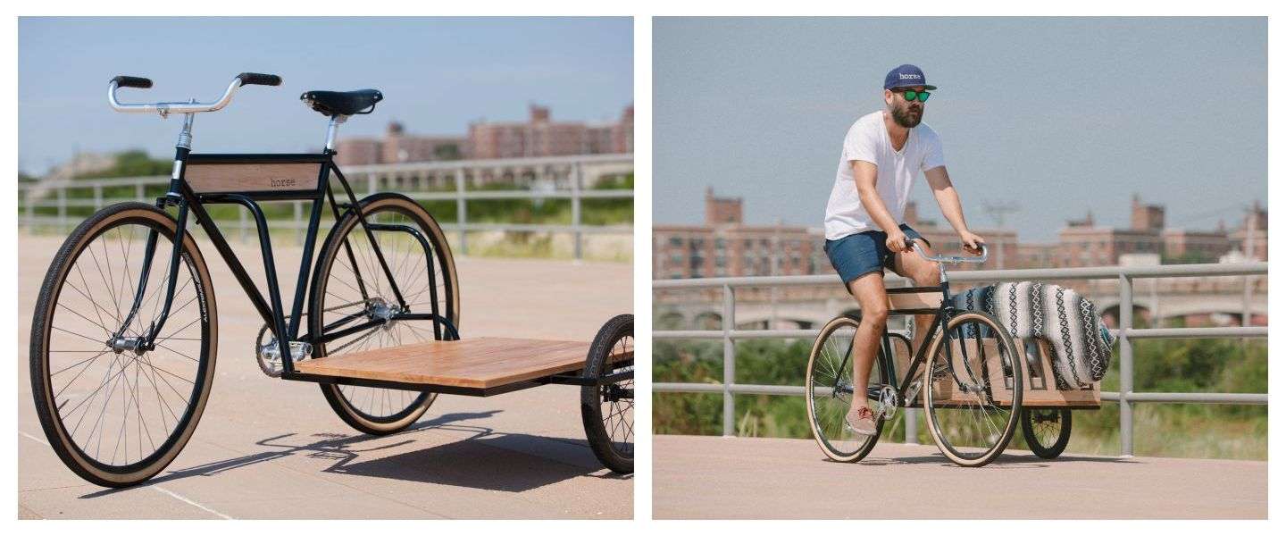 De fiets die iedere man wil hebben: Horse Sidecar Bicycle