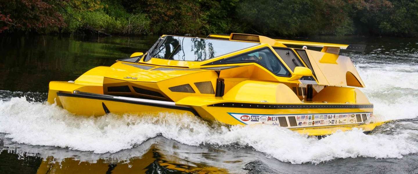 Dobbertin Hydrocar: de million dollar boot/auto met 762 PK