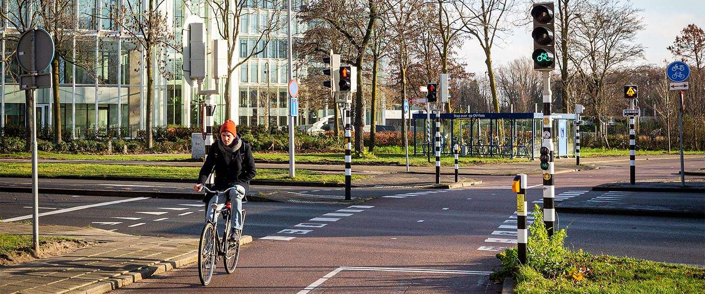 Slim verkeerslicht herkent naderende fietsers met hulp van radar