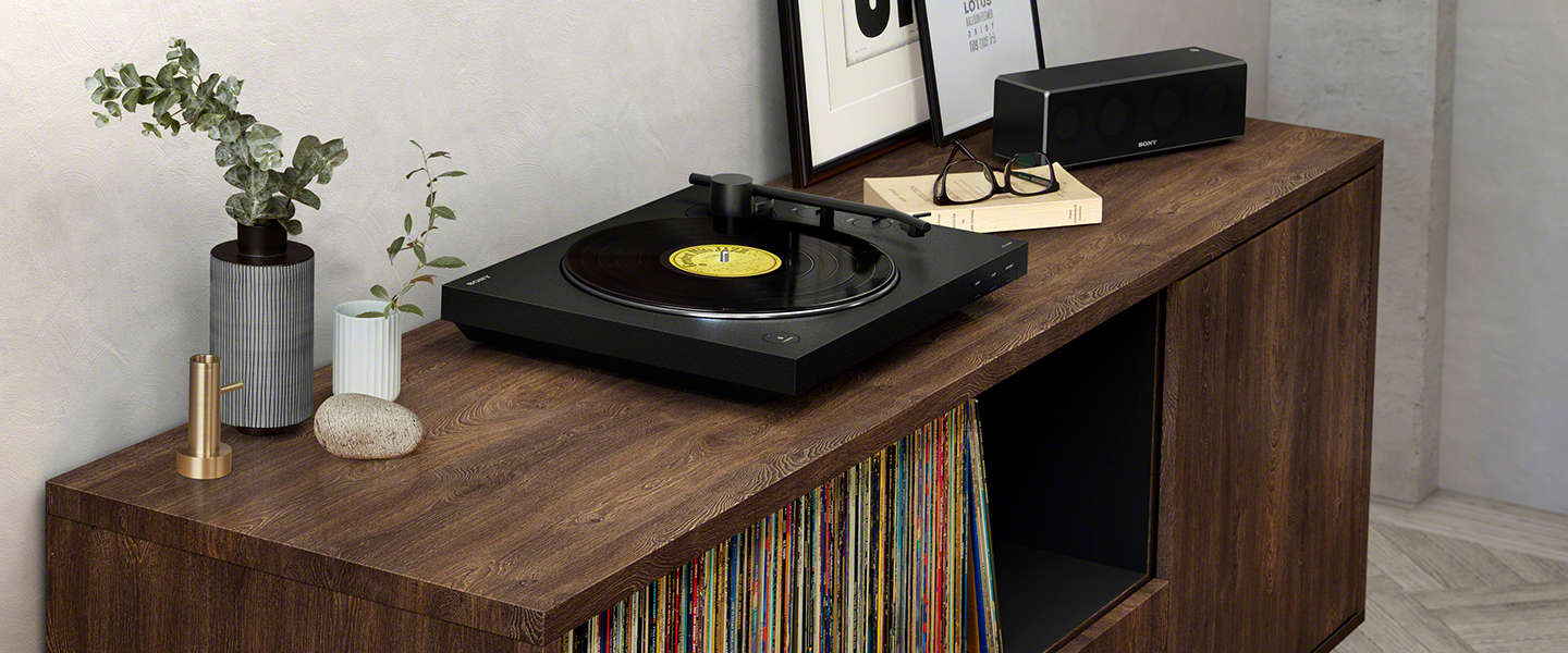 Met deze platenspeler van Sony speel je Lp's af via Bluetooth
