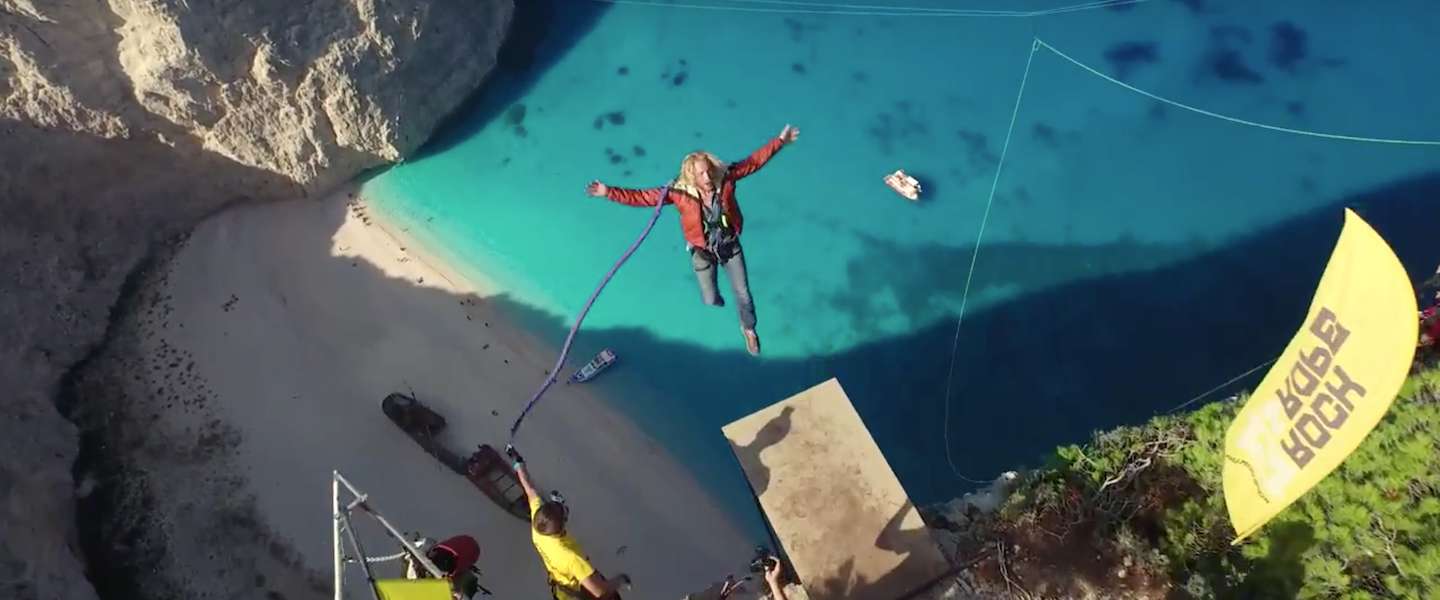 Een spectaculaire video op het iconische Navagio Beach