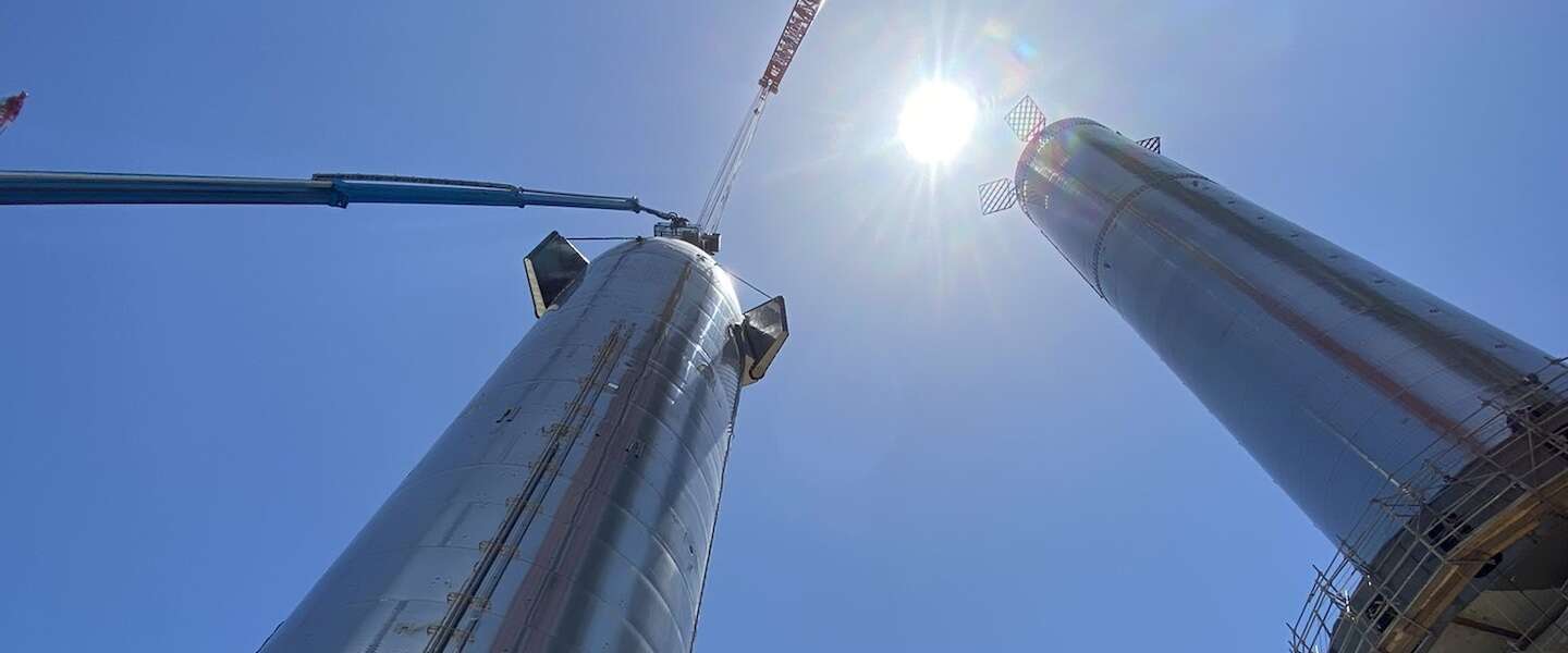 SpaceX zet haar Starship in elkaar
