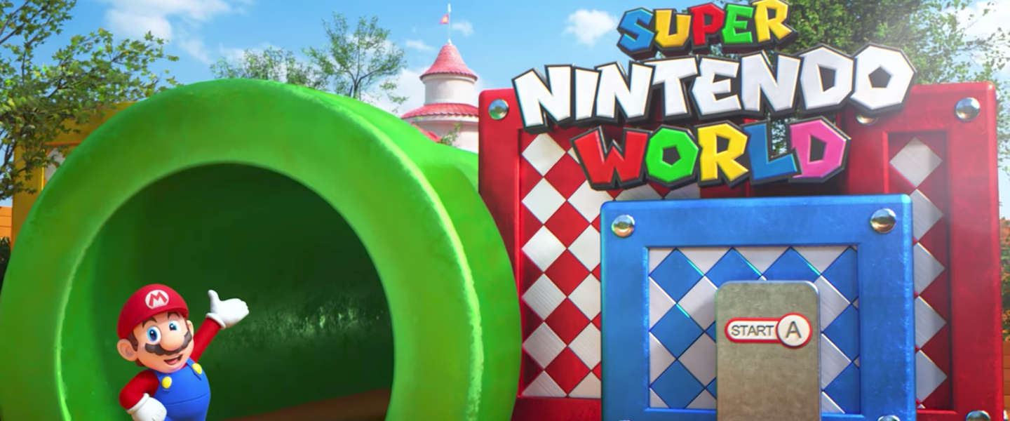 Het Super Nintendo themapark van Universal ziet er heel leuk uit