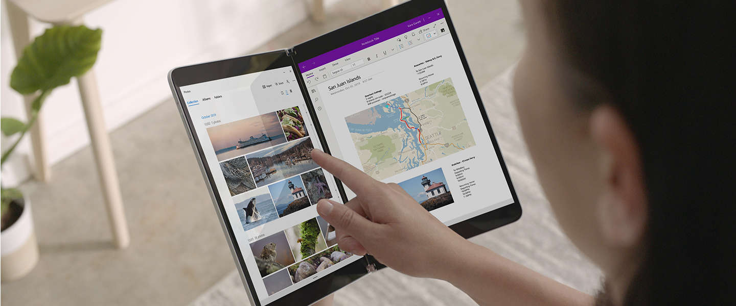 Uitklapbare tablet Microsoft Surface Neo is aangekondigd