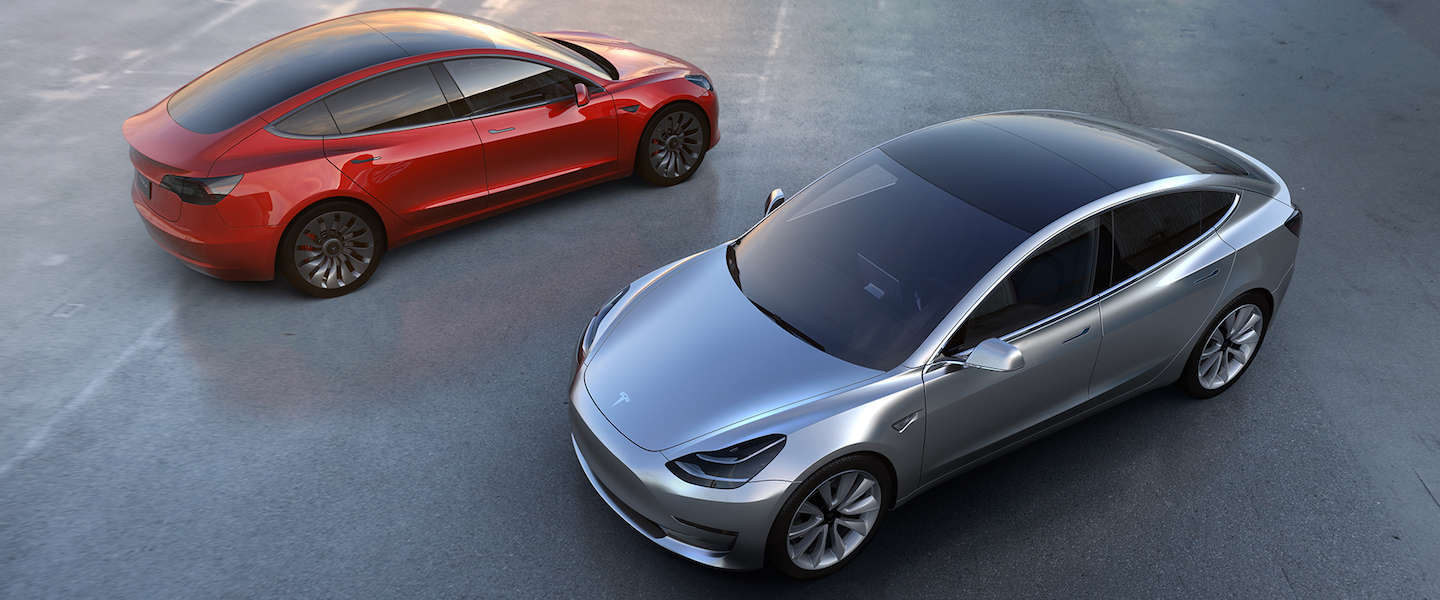 Tesla presenteert de betaalbare Tesla Model 3