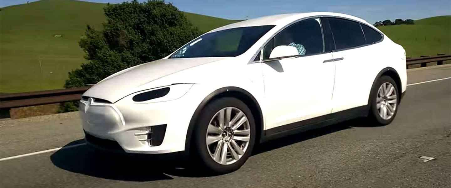 Tesla Model X gespot in de buurt van Palo Alto