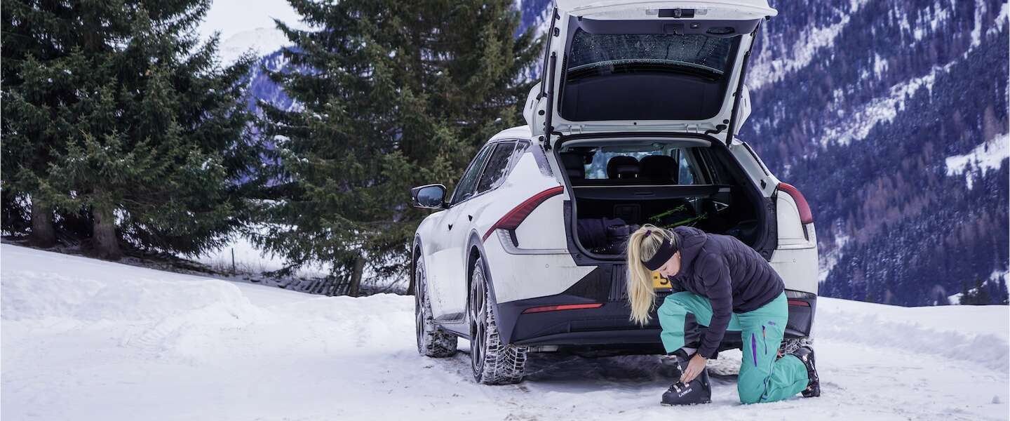 Met een elektrische auto op wintersport: 20 handige tips