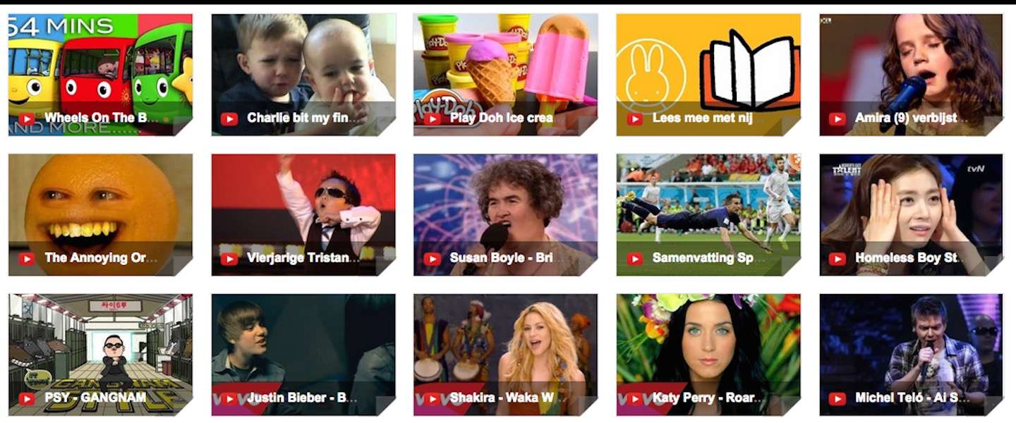 10 jaar YouTube: de populairste video’s in Nederland sinds 2005