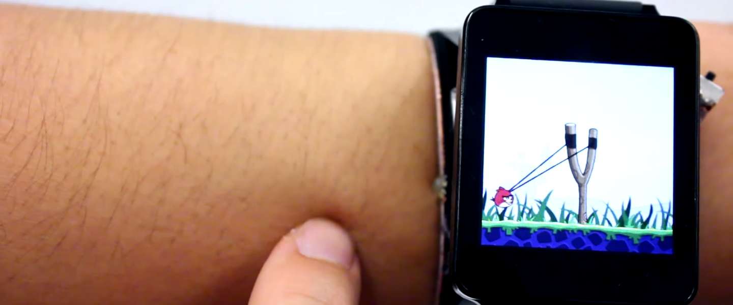 SkinTrack: je arm als smartwatch-touchscreen