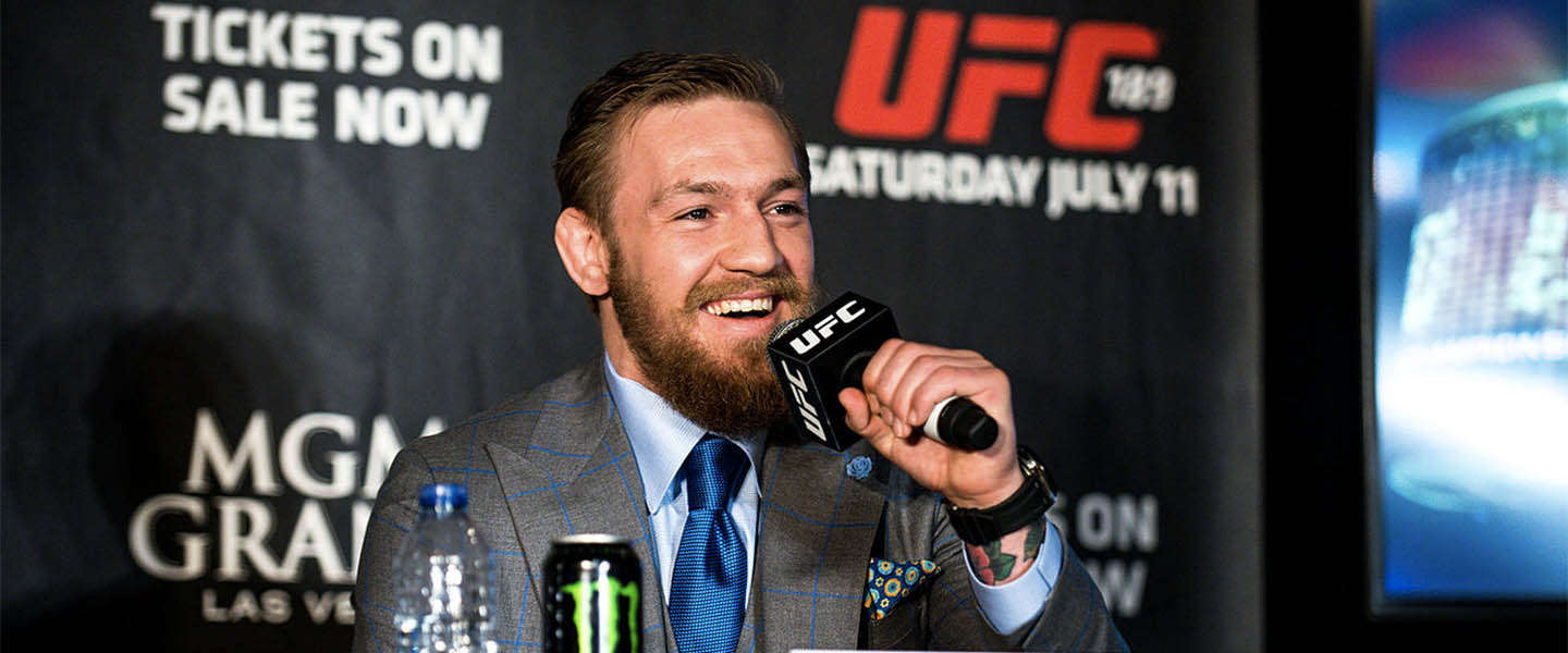 Conor McGregor op zijn best tijdens persconferentie