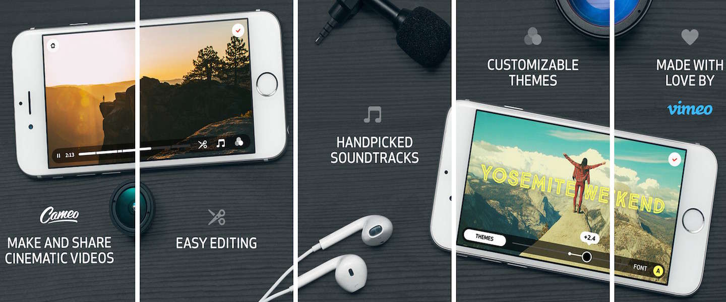Vimeo's nieuwe Cameo Video Editor en Movie Maker is een echte aanrader!
