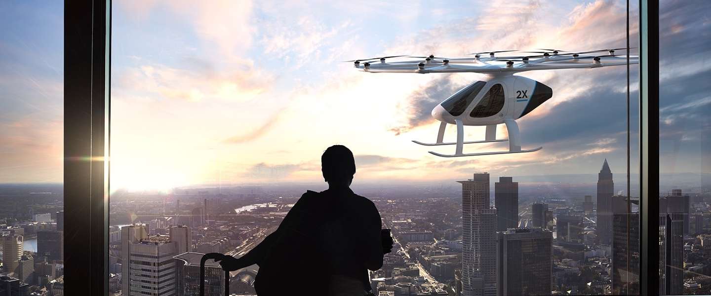 De eerste drone-taxi van Dubai is deze week getest