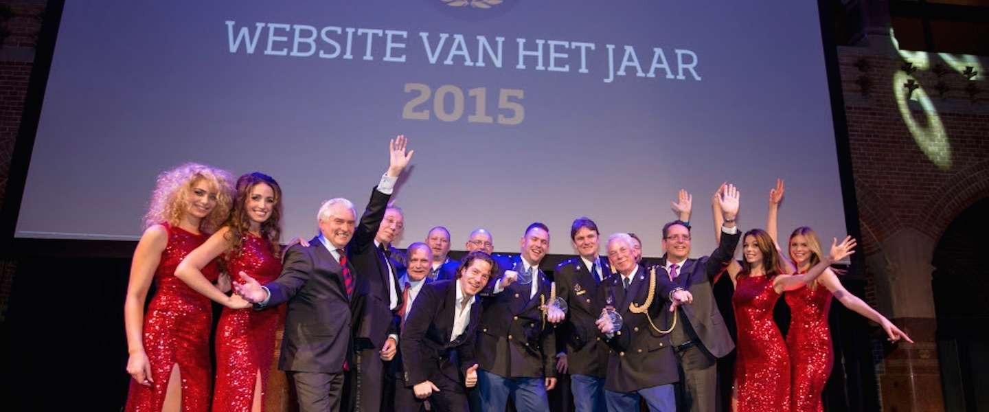 Politie.nl trotse winnaar 'Website van het Jaar' 2015