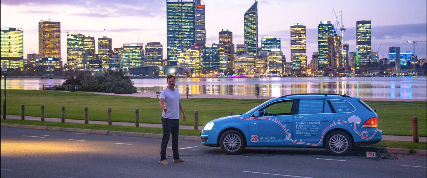 In 885 dagen naar Australië met een elektrische auto