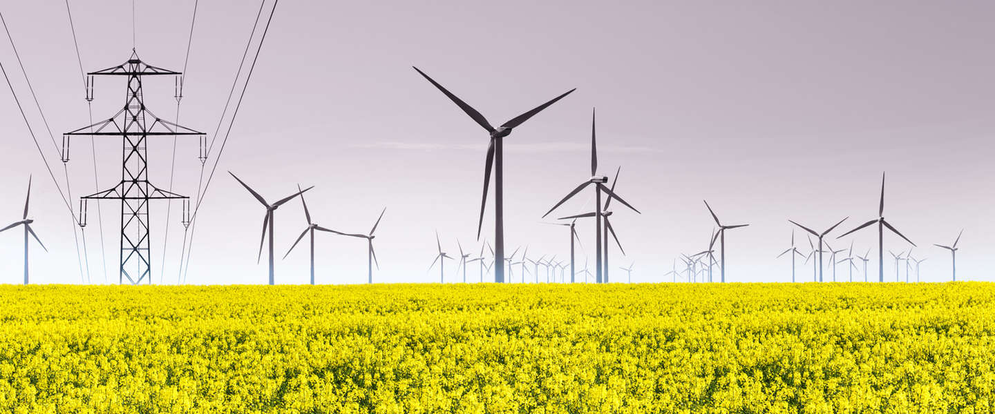 Het waait zo hard in Europa dat de energieprijzen even negatief waren