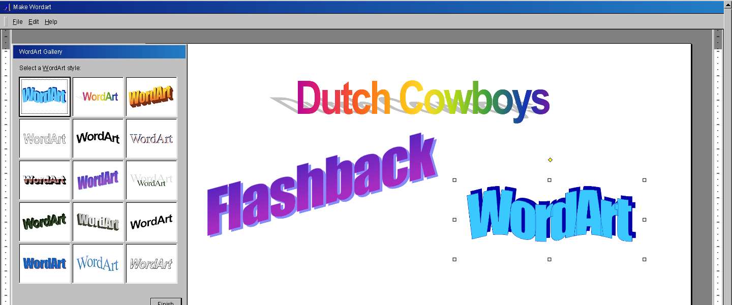 Flashback naar de jaren '90 met deze geniale WordArt tool