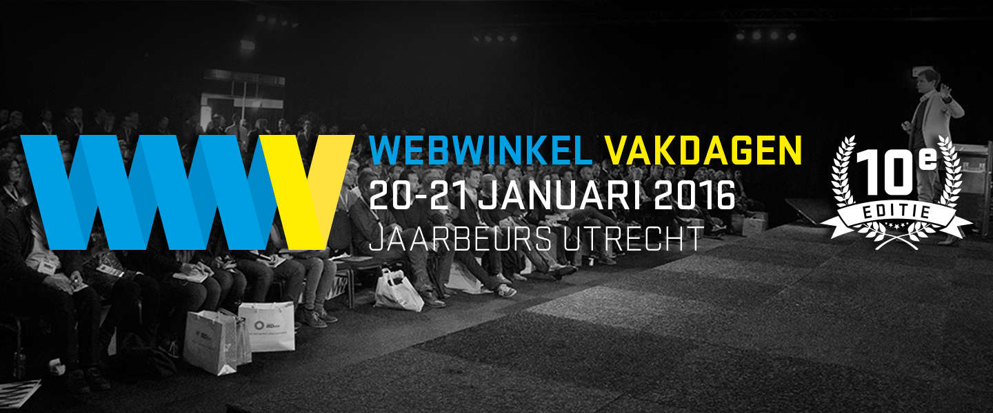Meld je nu gratis aan voor de jubileumeditie van de Webwinkel Vakdagen
