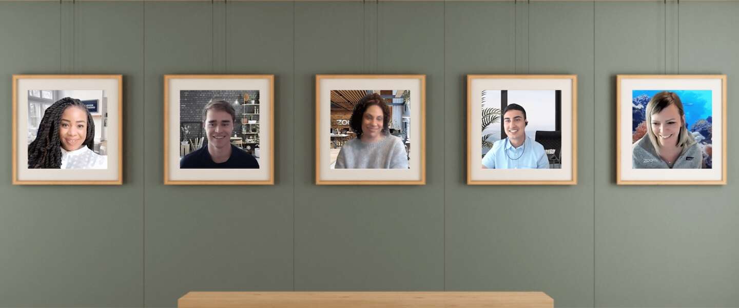 Zoom lanceert creatieve scènes voor videovergaderingen