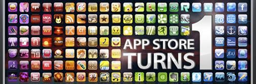 1 jaar Apple App Store