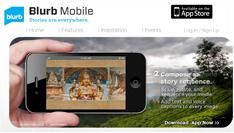 7 Startup pitches via Blurb mobile