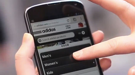 Adidas begrijpt mobile shopping