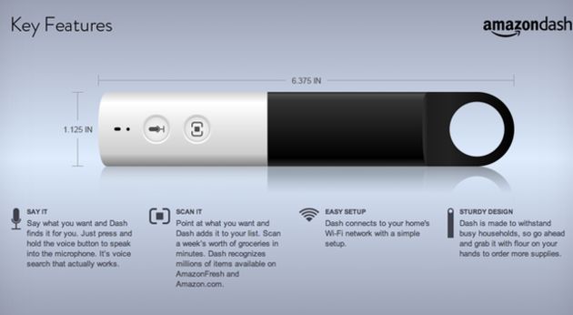 Amazon kondigt Dash aan, de toekomst voor online shopping