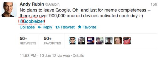 Andy Rubin: Per dag worden er 900.000 Android devices geactiveerd
