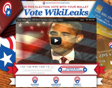 Anonymous baalt flink van actie Wikileaks