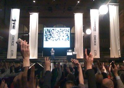 App gebruikt door Heavy users, responsive design oplossing voor light user