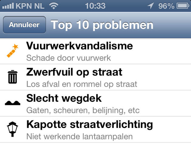 App om vuurwerkvandalisme direct aan gemeente te melden