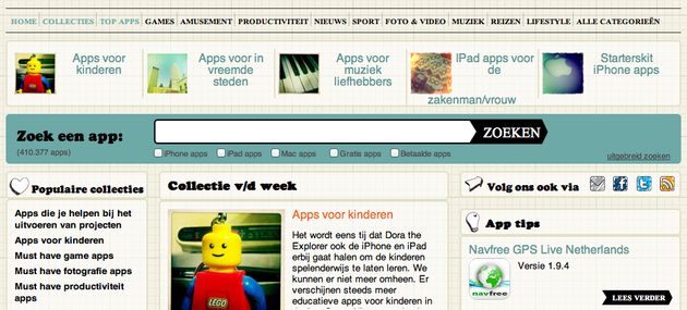 AppFish, een website met Nederlandstalige app-reviews
