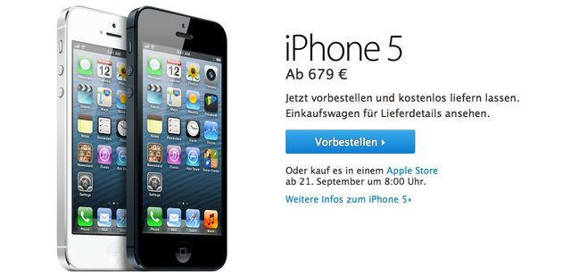 Apple iPhone 5 circus draait op volle toeren, Pre-orders zijn gestart