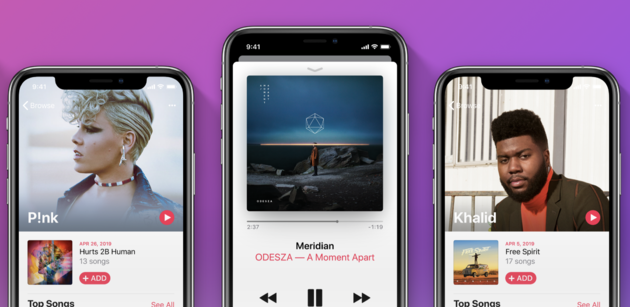 Apple Music screen