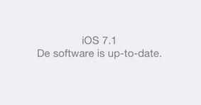 Apple rolt iOS 7.1 uit