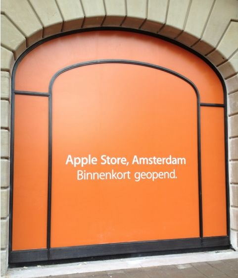 Apple Store Amterdam nu zichtbaar
