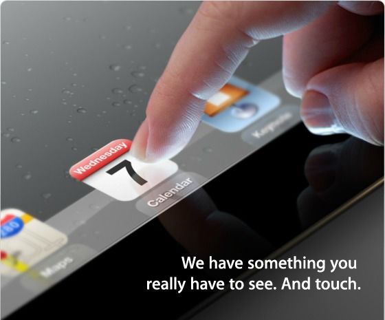 Apple: We have something you really have to see. And touch!