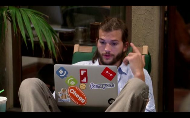 Ashton Kutcher stopt even met Twitter