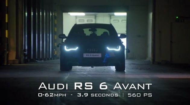 Audi RS6 Avant Man vs Machine