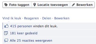 Beelden en links worden vaker gedeeld via social media