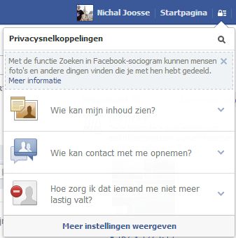 Bescherm je Facebook-account tegen ongewenste zoekacties Graph Search